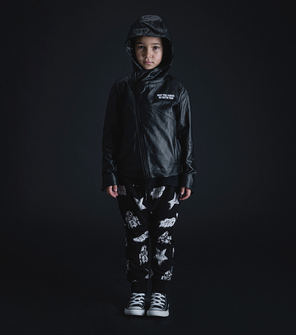 Kid | Darth Vader Leather Jacket | Black