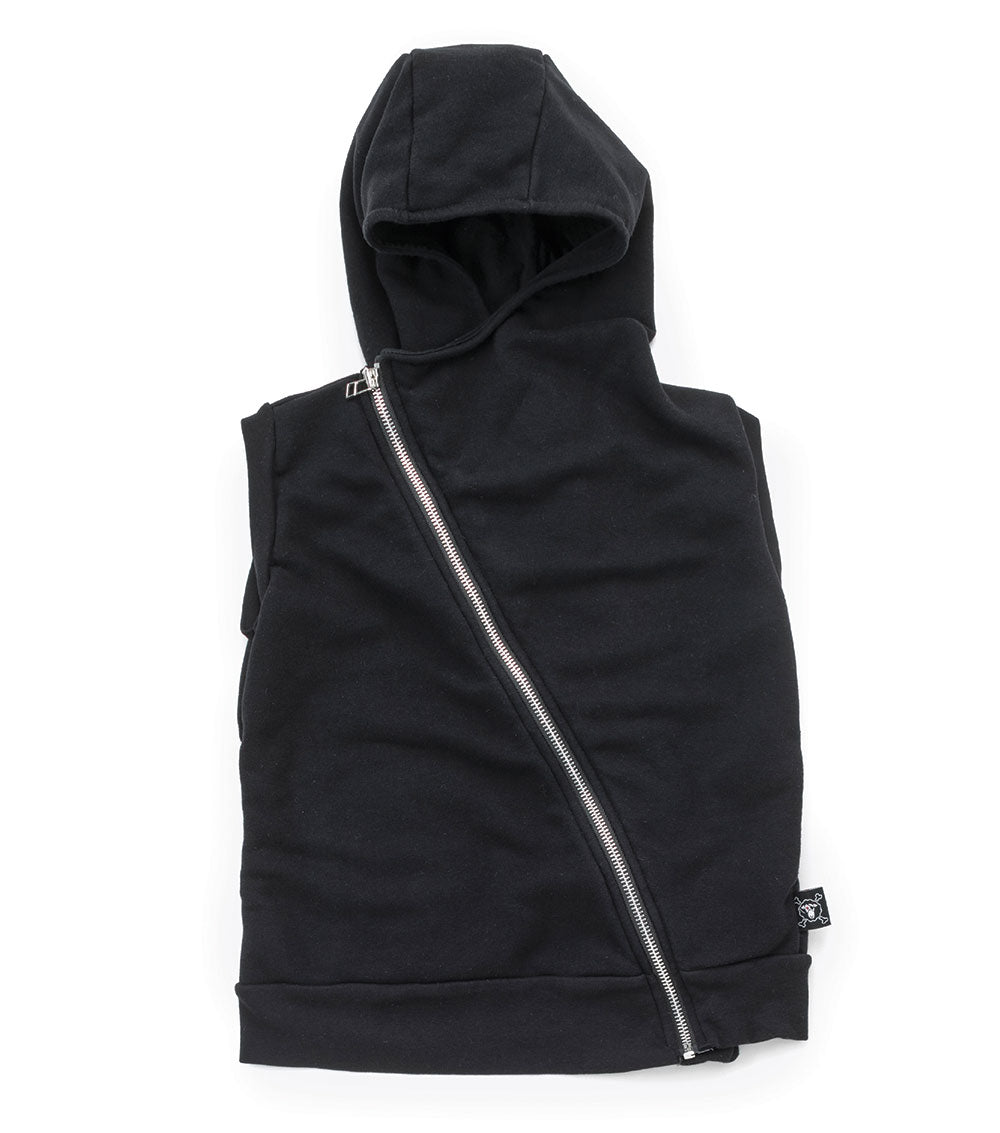 Kid | Asymmetrical Vest | Black