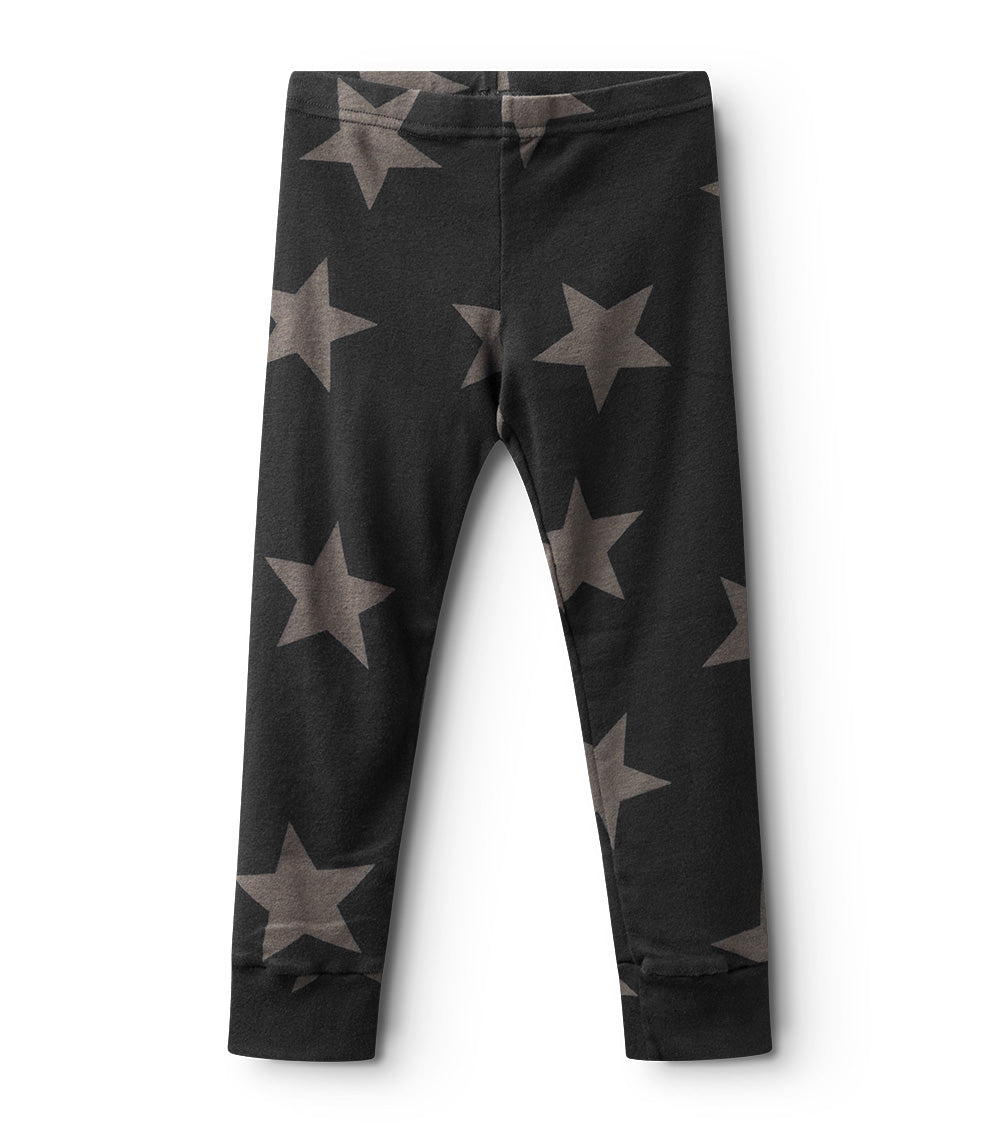 Kid | Star Leggings | Black (V1)