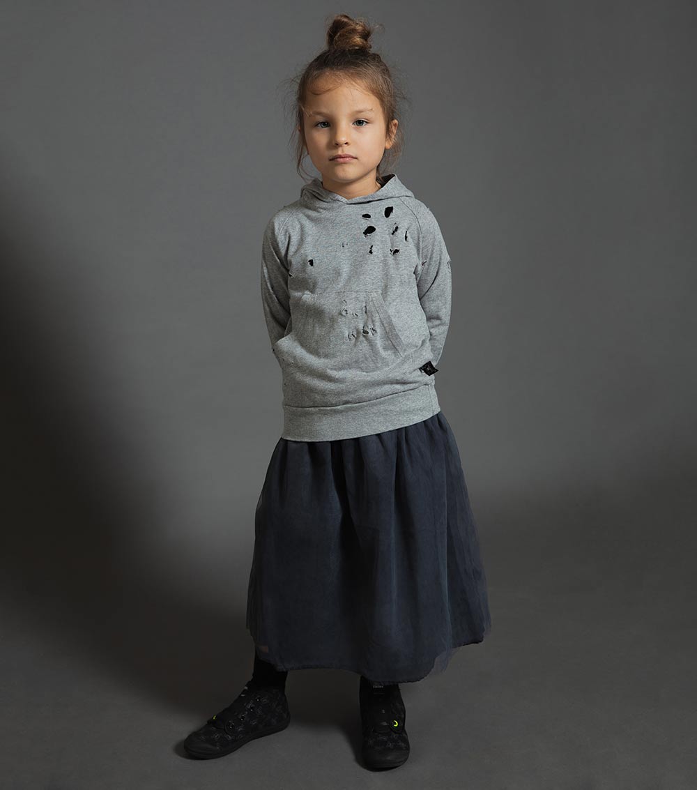 Kid | Tulle Skirt | Dyed Black (V2)
