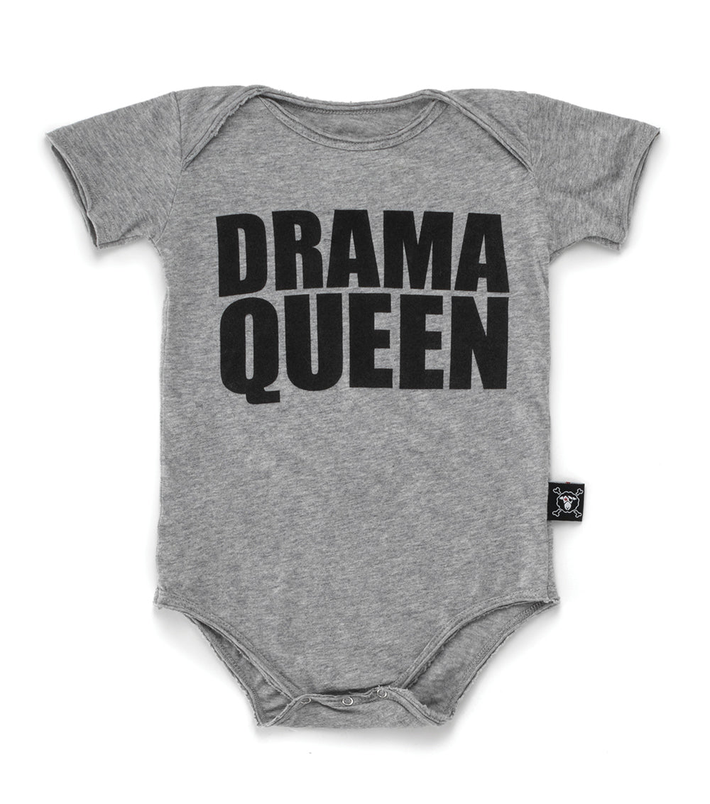 Kid | Drama Queen Onesie | Heather Grey