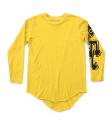 Kid | Raw Tribal Dancer Shirt | Dusty Yellow