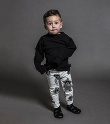Kid | Tribal Dancers Leggings | White