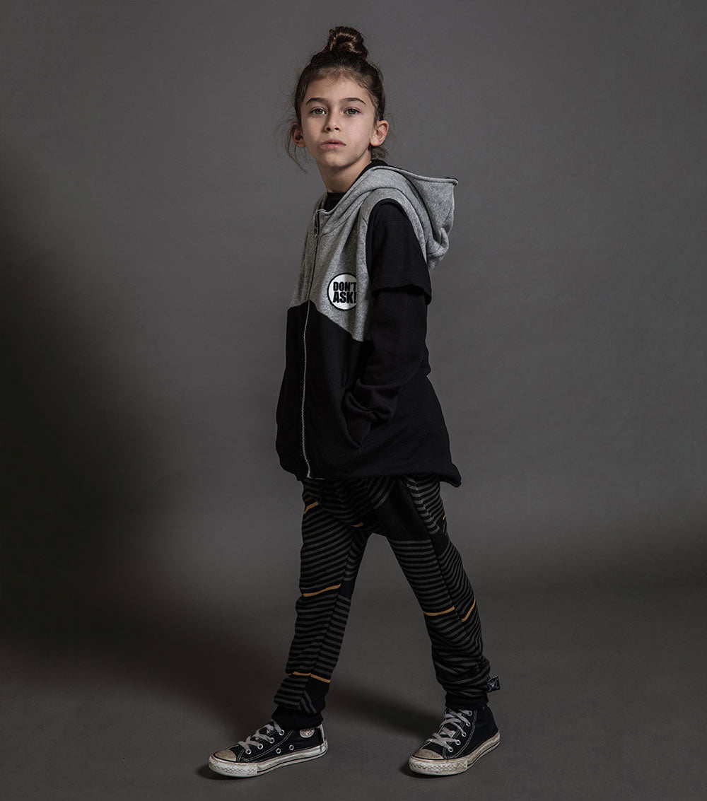Kid | Hooded Vest | Black