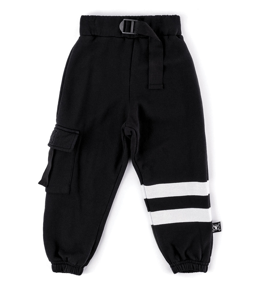Kid | Cargo Sweatpants | Black