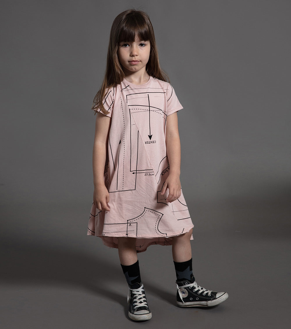 Kid | Sewing Pattern 360 Dress | Black