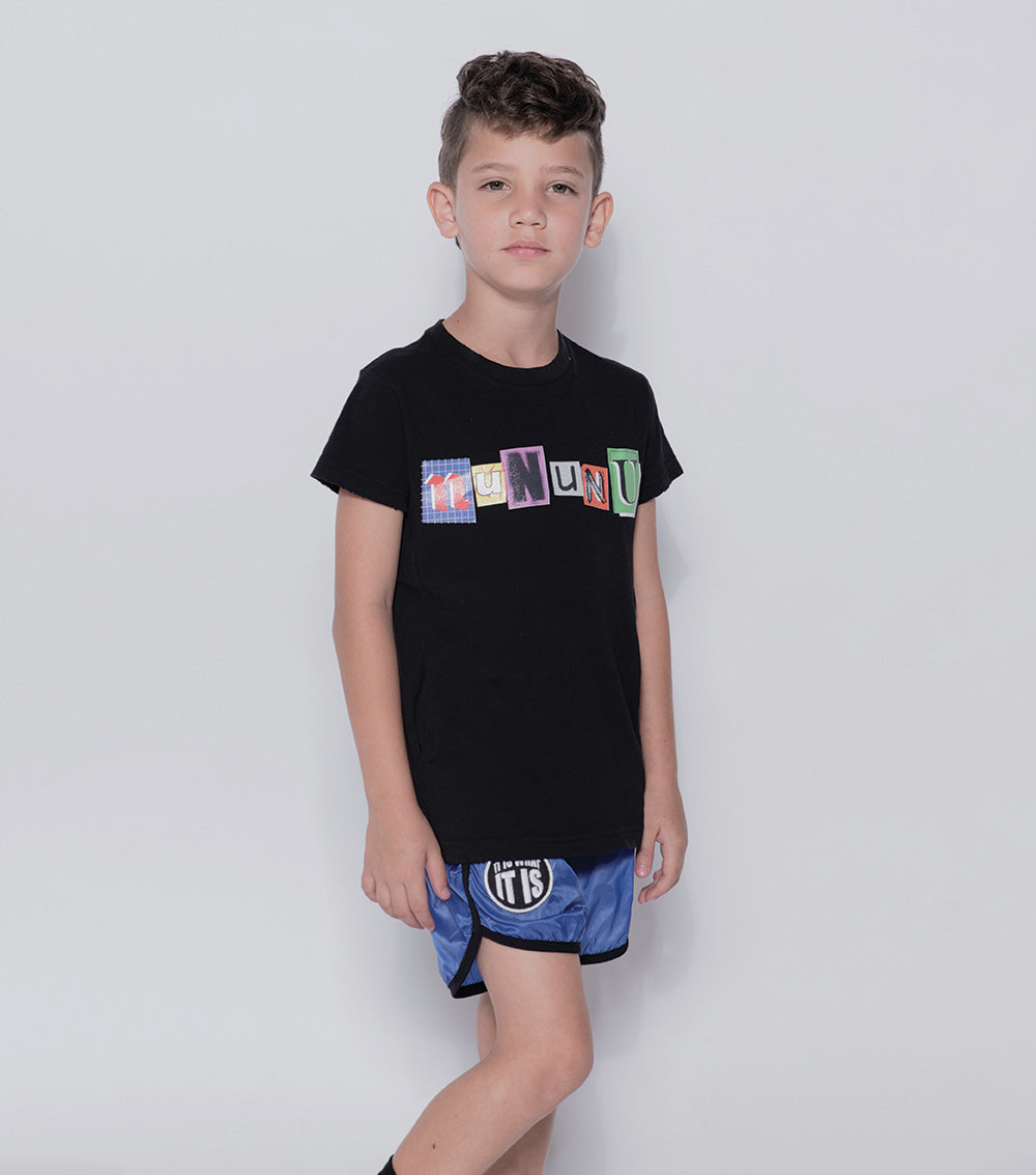 Kid | Nylon Gym Shorts | Blue