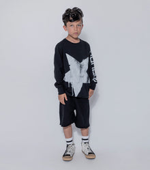 Kid | Solid Sweatshorts | Black