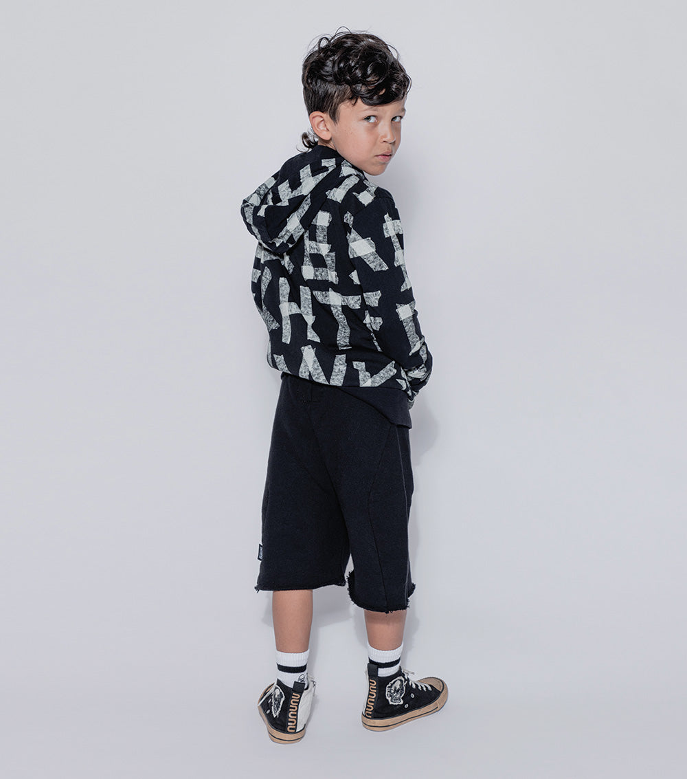Kid | Solid Sweatshorts | Black