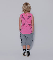 Kid | Nununu Harem Shorts | Dusty Heather Grey