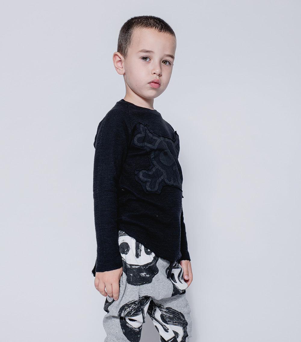 Kid | The Warriors Light Baggy Pants | Heather Grey