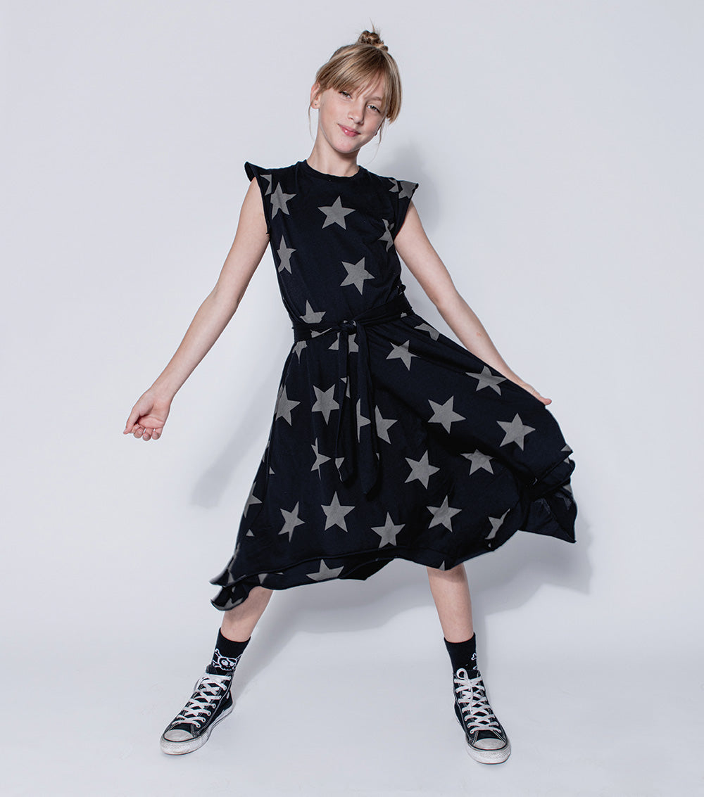 Kid | Fancy Star Dress | Black