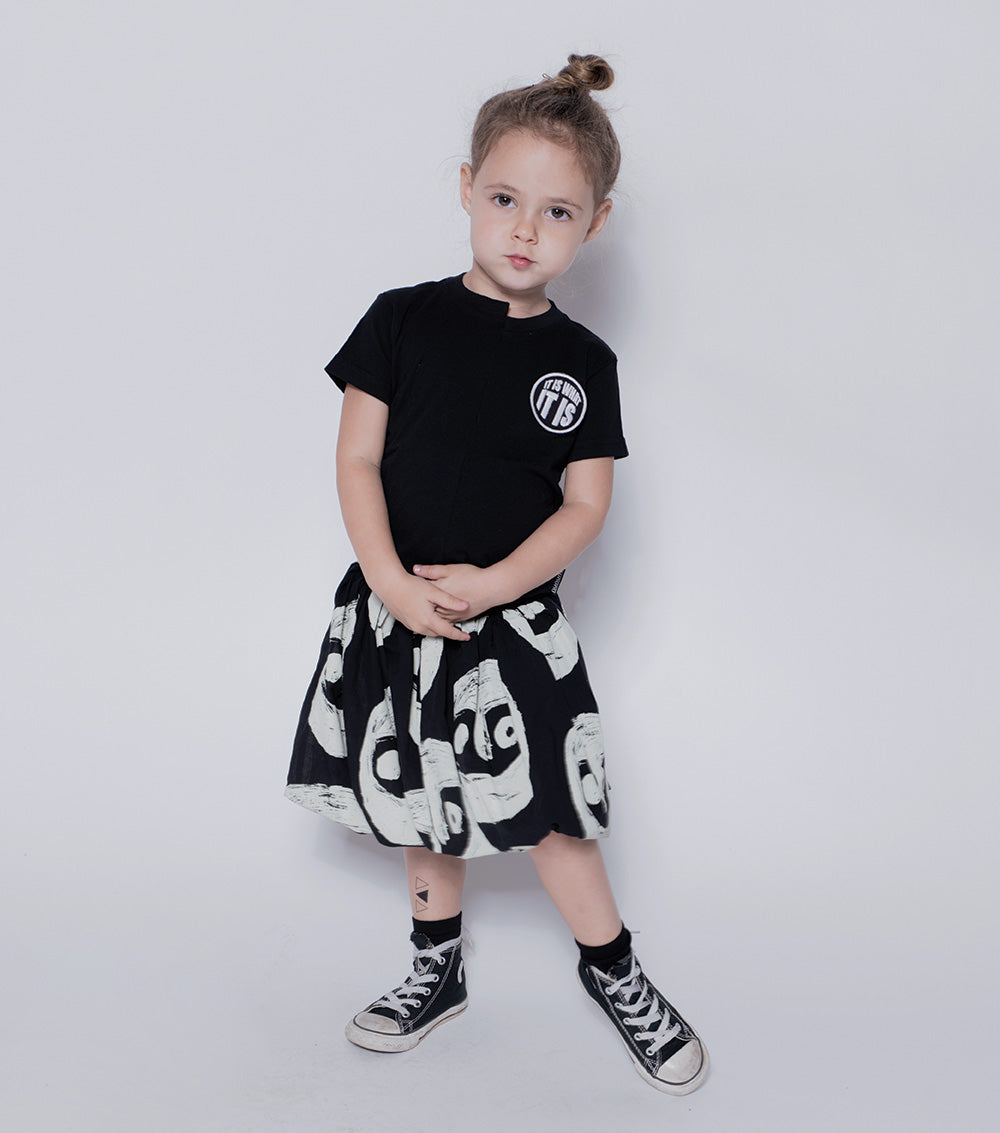 Kid | Voile Warriors Skirt | White