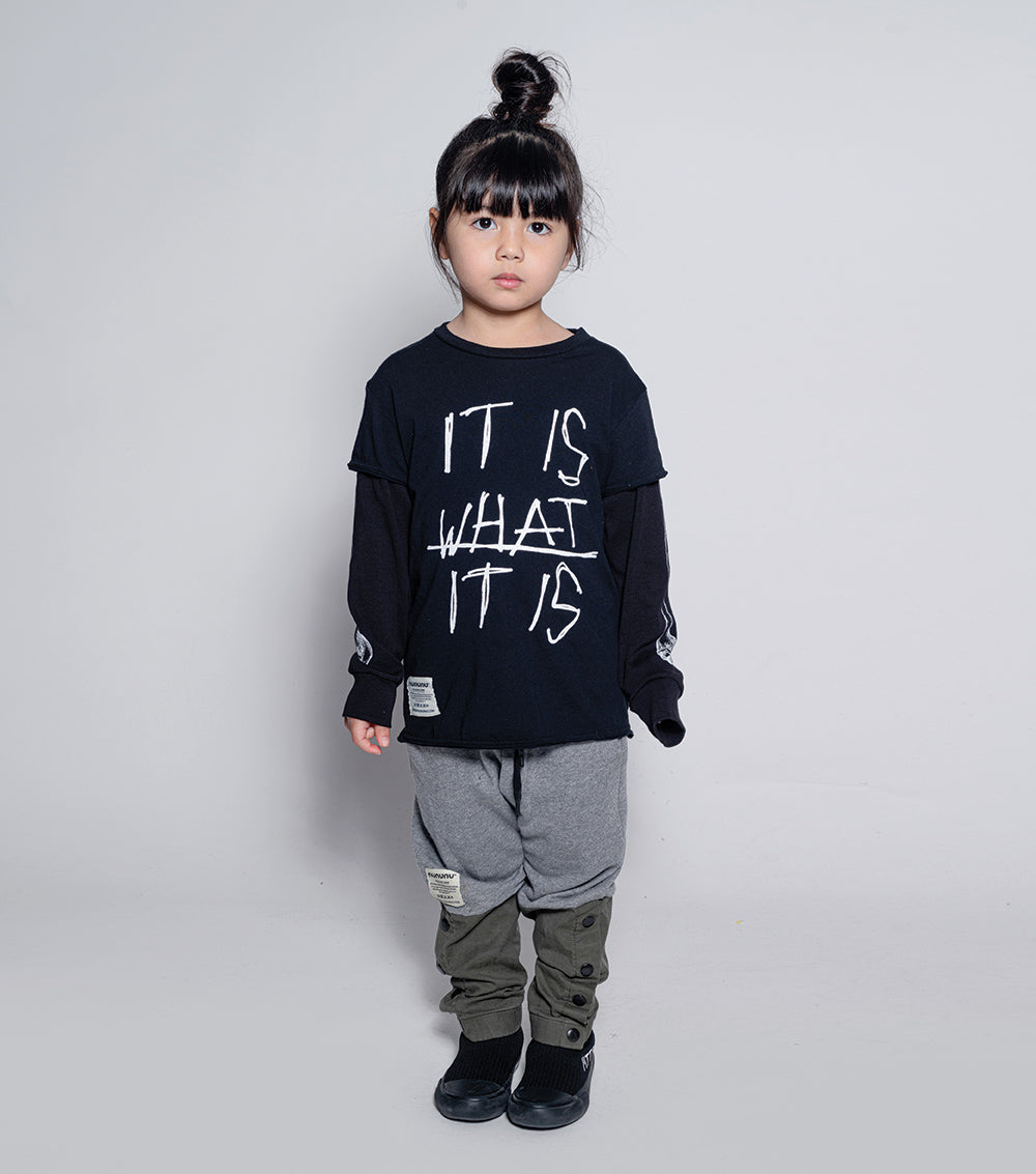 Kid | It Is What It Is Shirt | Black