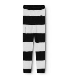 Kid | Knit Leggings | Black x White