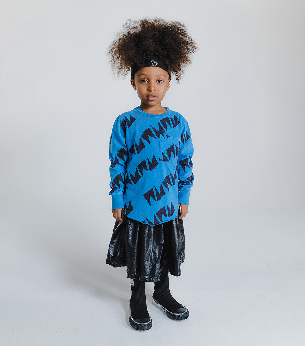 Kid | Flowy Nylon Skirt | Black
