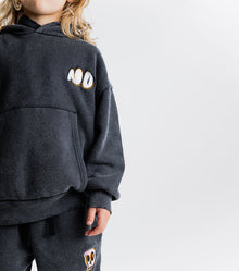 Kid | Extra Cozy Hoodie | Washed Graphite