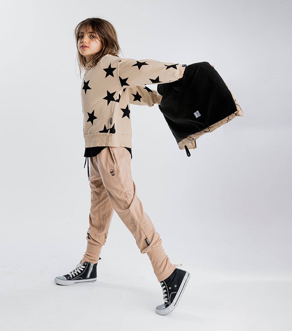 Kid | Skull Patch Light Pants | Coffee