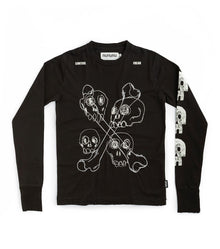 Women | Multi Skull Shirt | Black