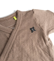 Newborn | Soft Envelope Onesie | Earth Brown