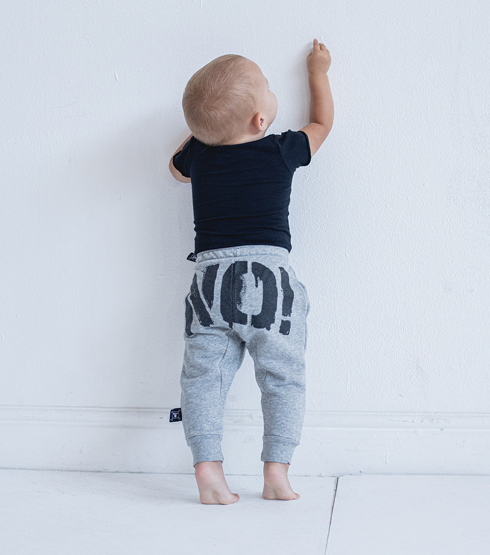 Newborn | No! Sweatpants | Heather Grey