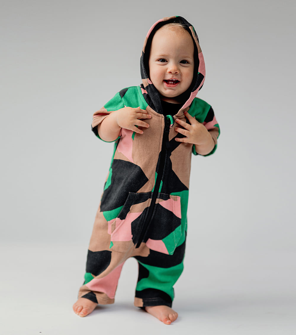 Unisex | Camouflage Hooded Overall | Camouflage