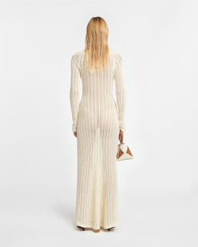 Womens | Valene Crochet Maxi Dress | Creme