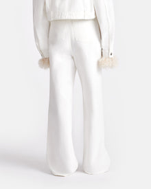 Womens | Sato Belted Denim Pants | Off White