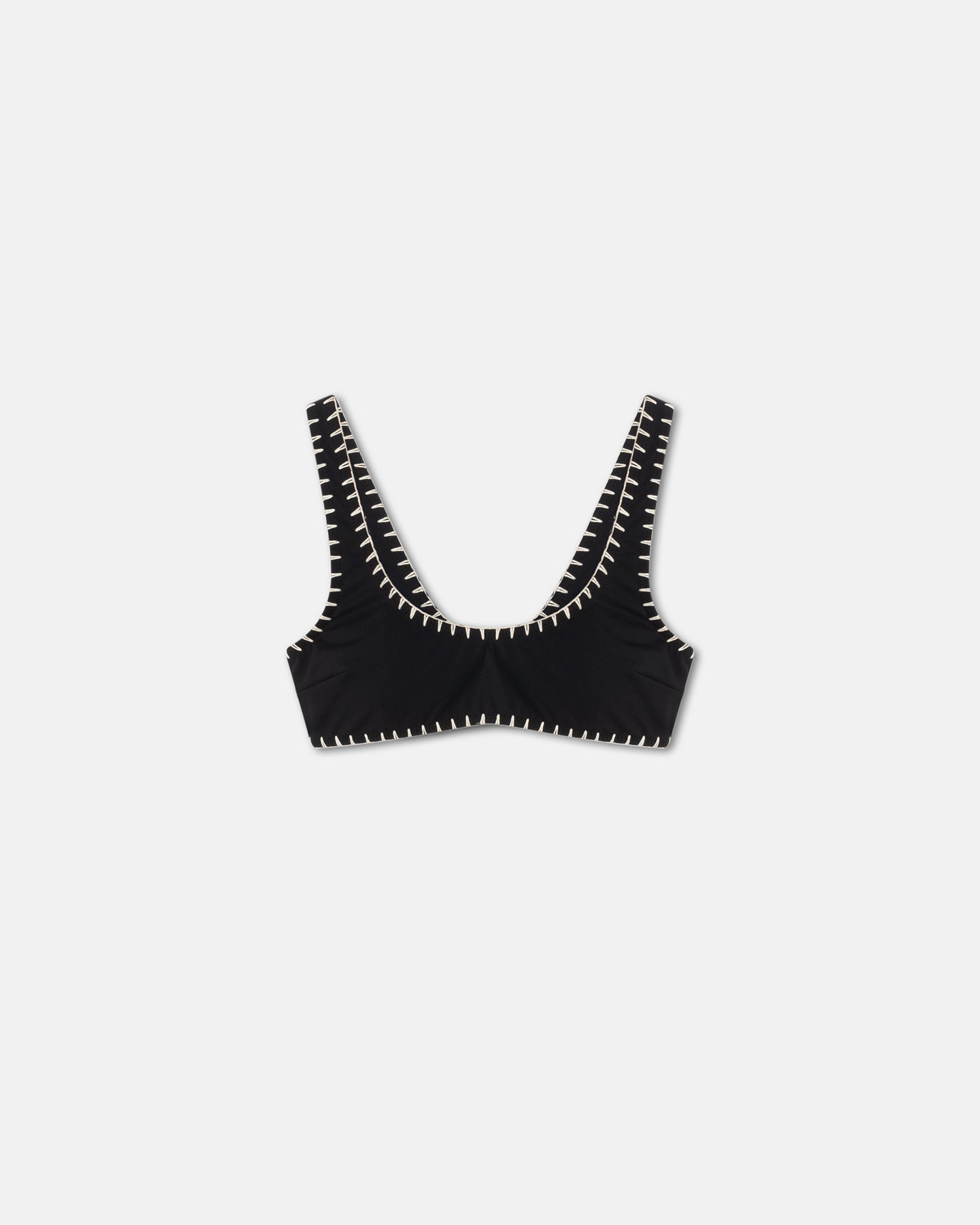 Womens | Malti Crochet Bikini Top | Black