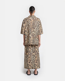 Womens | Katnis Printed Cotton-Voile Shirt | Leopard