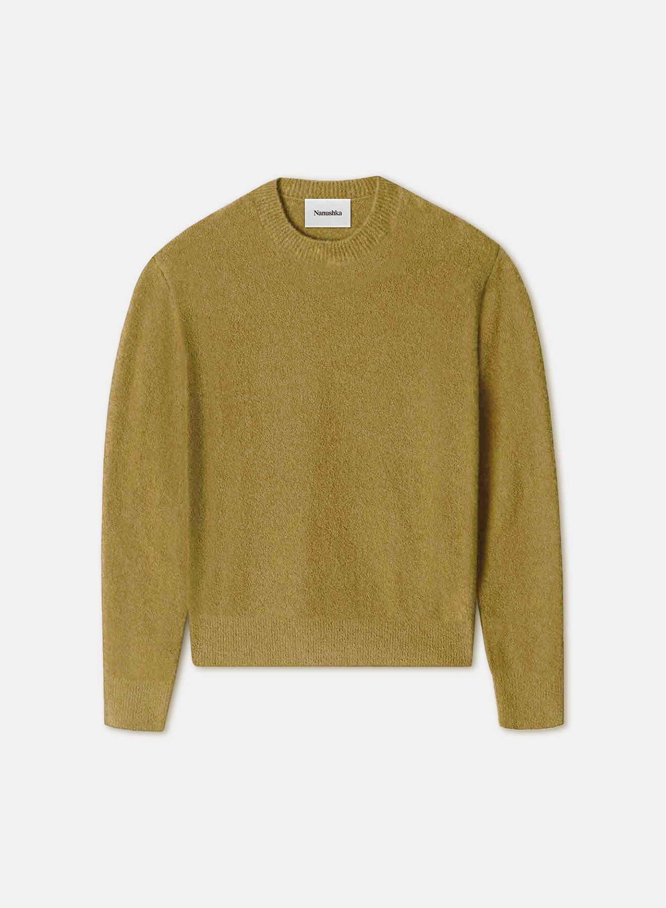 Womens | Virote Fluffy Knit Sweater | Custard