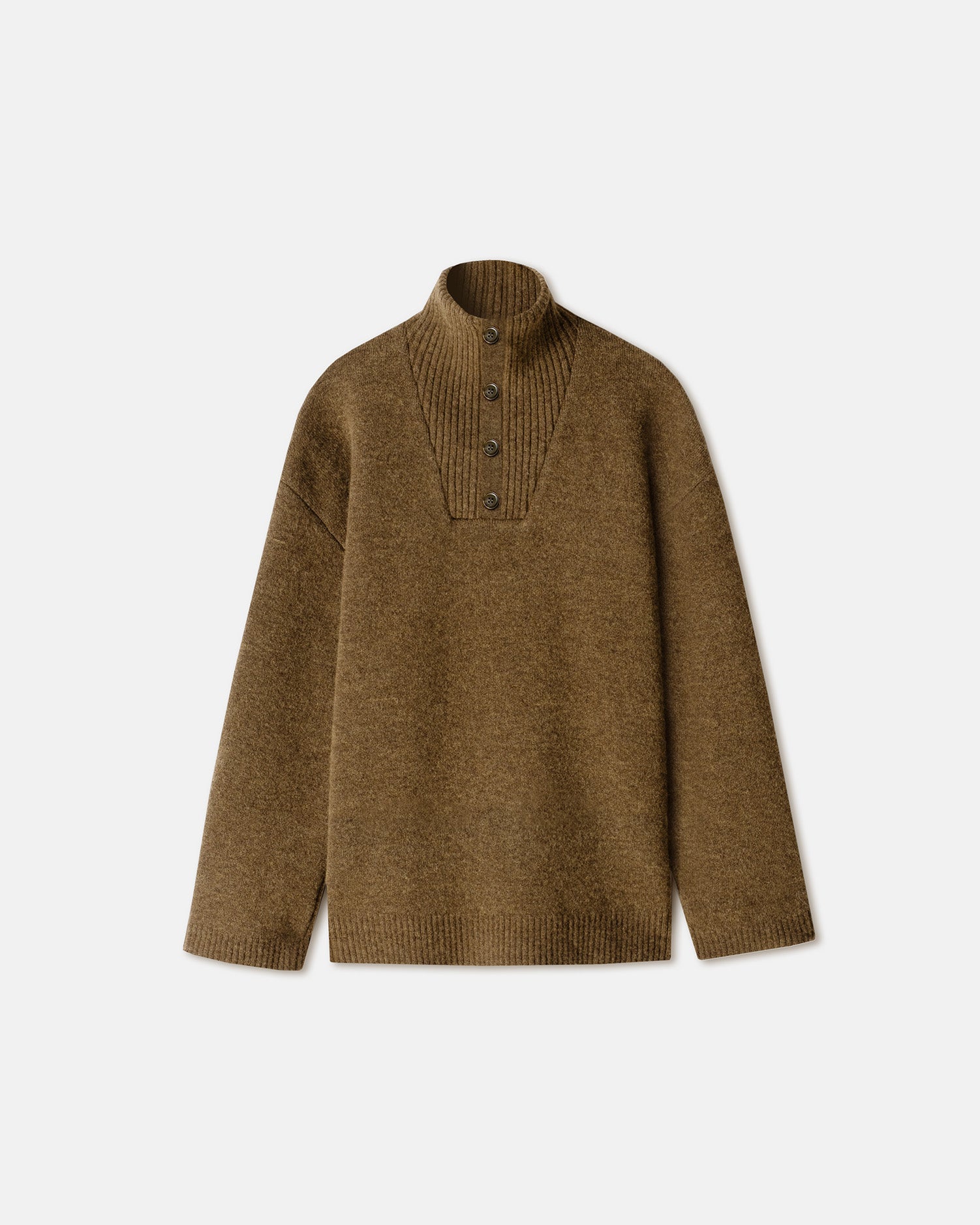 Womens | Zuma Fluffy-Knit Sweater | Camel