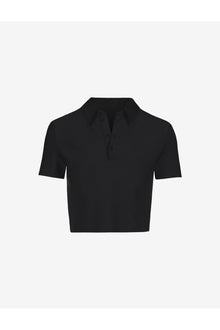 Neoprene Polo Shirt | Black