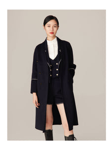 Ngari Cashmere Coat | Navy