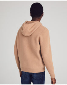 Nomad1942 | Men | Columbus Cashmere Hoodie Jacket | Camel