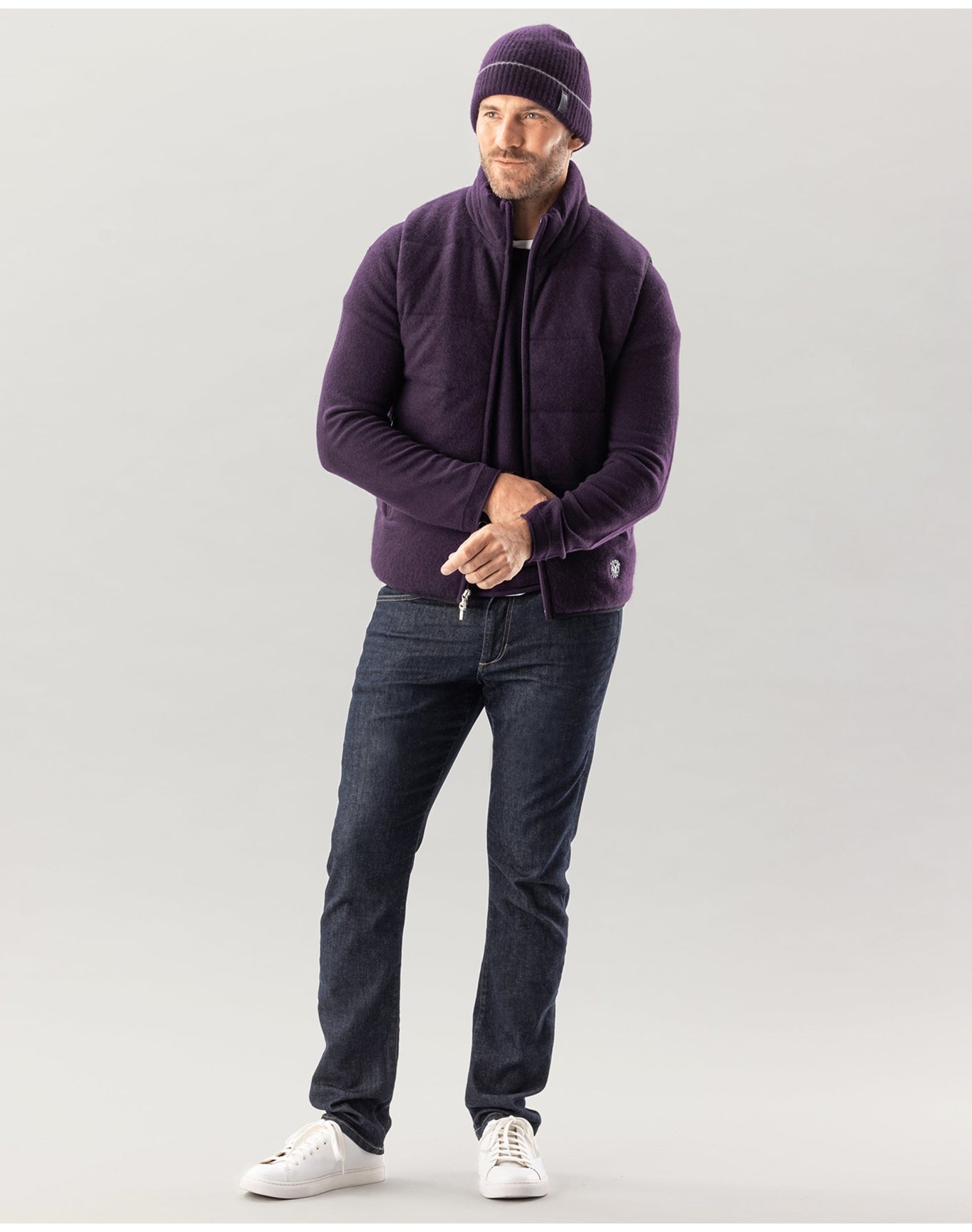 Nomad1942 | Men | Fordham Quilted Vest | Currant