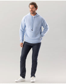 Nomad1942 | Men | Kobre Cashmere Hoodie | Ice Blue