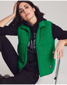 Nomad1942 | Unisex | Magnolia Quilted Vest | Kelly Green