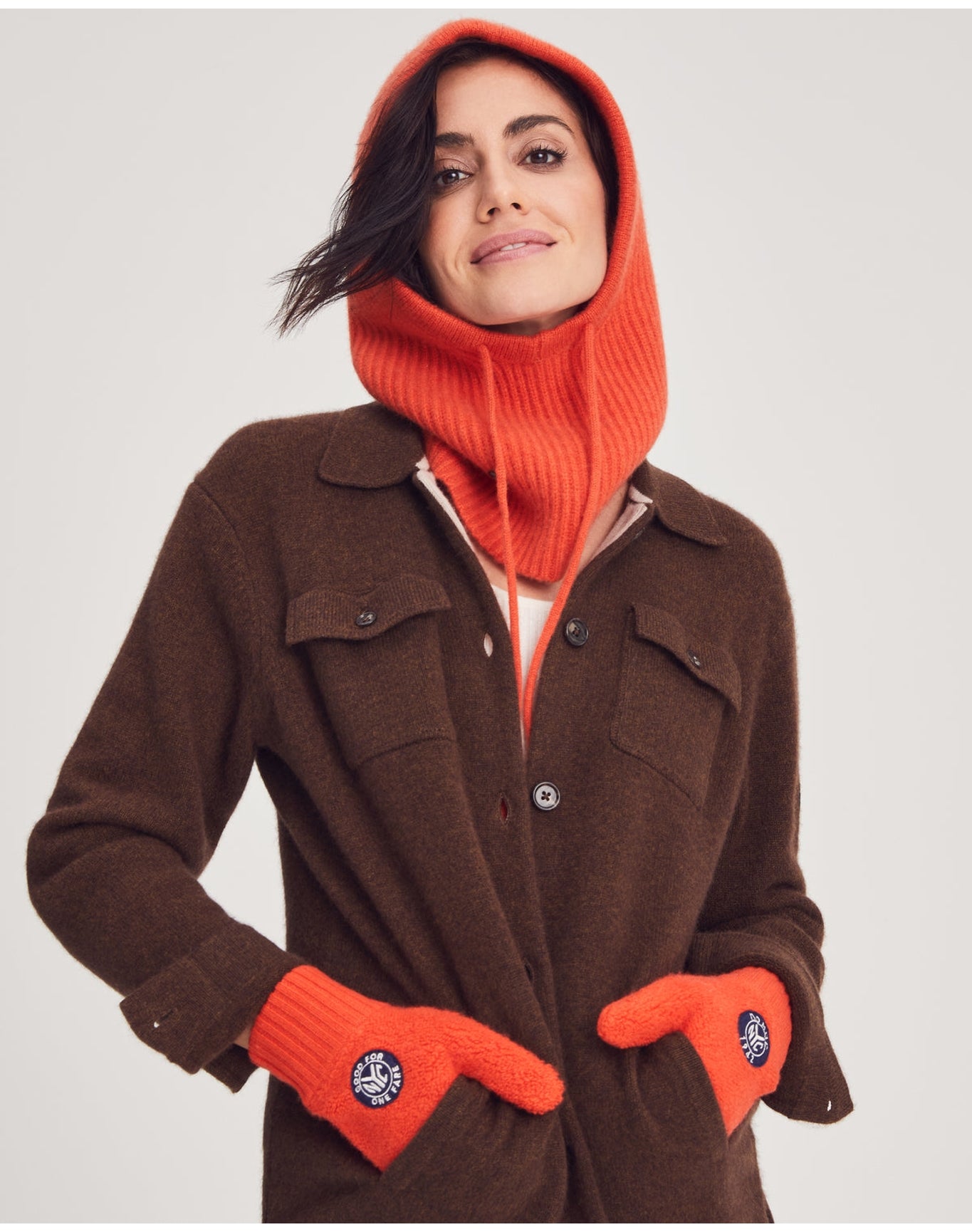 Nomad1942 | Women | Tudor Mittens | Tangerine