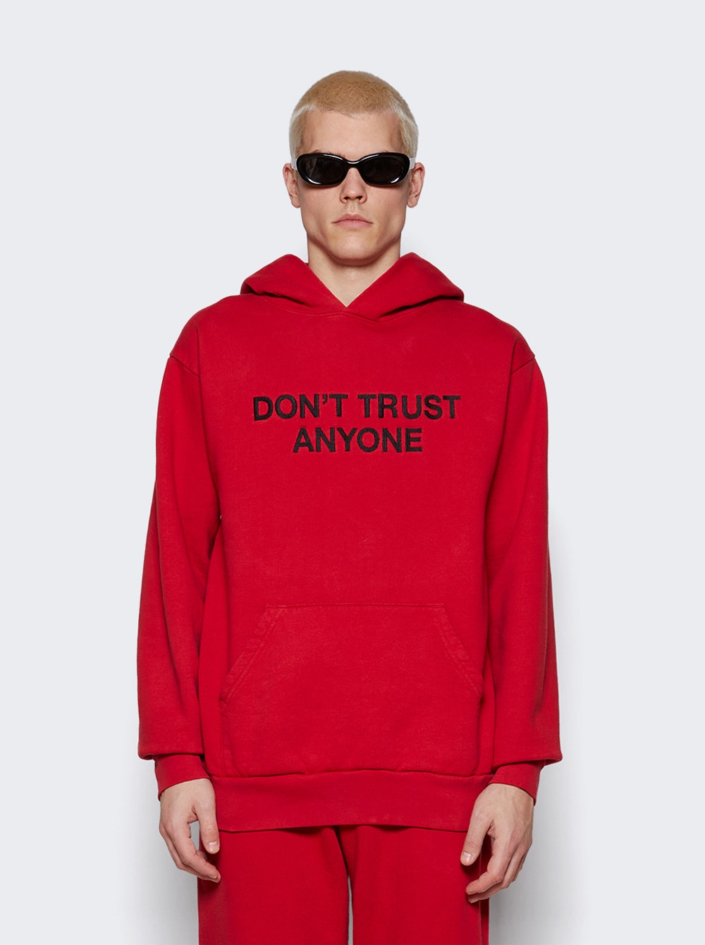 Men | Don't Trust Anyone | Don't Trust Anyone Hoodie | Red