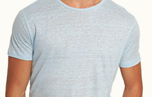 OB-T Linen Tailored Fit Crewneck Linen T-Shirt | Island Sky