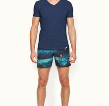 OB-V Denim Tailored Fit V-Neck T-Shirt | Denim Pigment