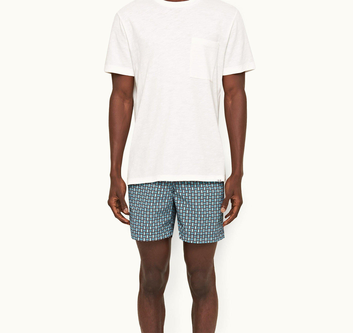 OB Classic Classic Fit Garment-Dye Organic Cotton T-Shirt | White