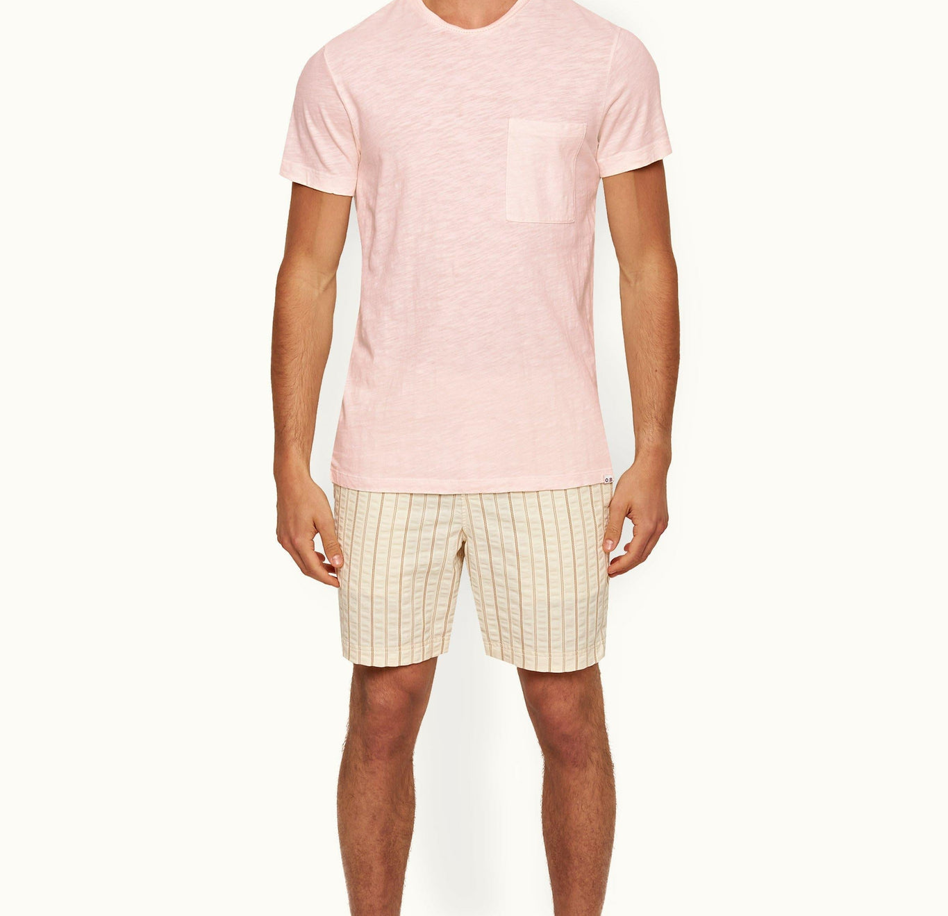 OB Classic Tee Classic Fit Crewneck Garment Dye Cotton T-Shirt | Rose