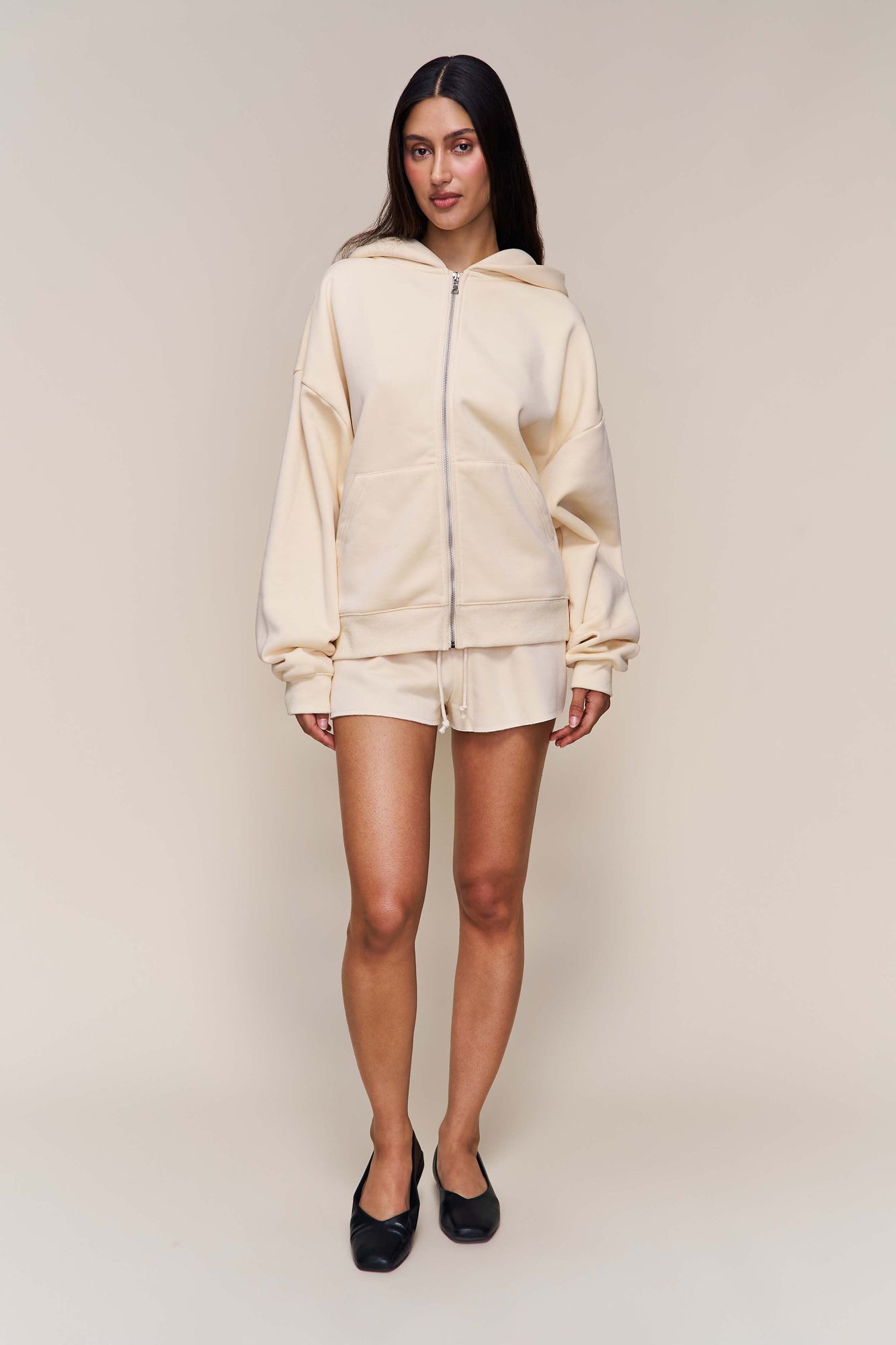 Womens | Zip Up Hoodie | Shortbread