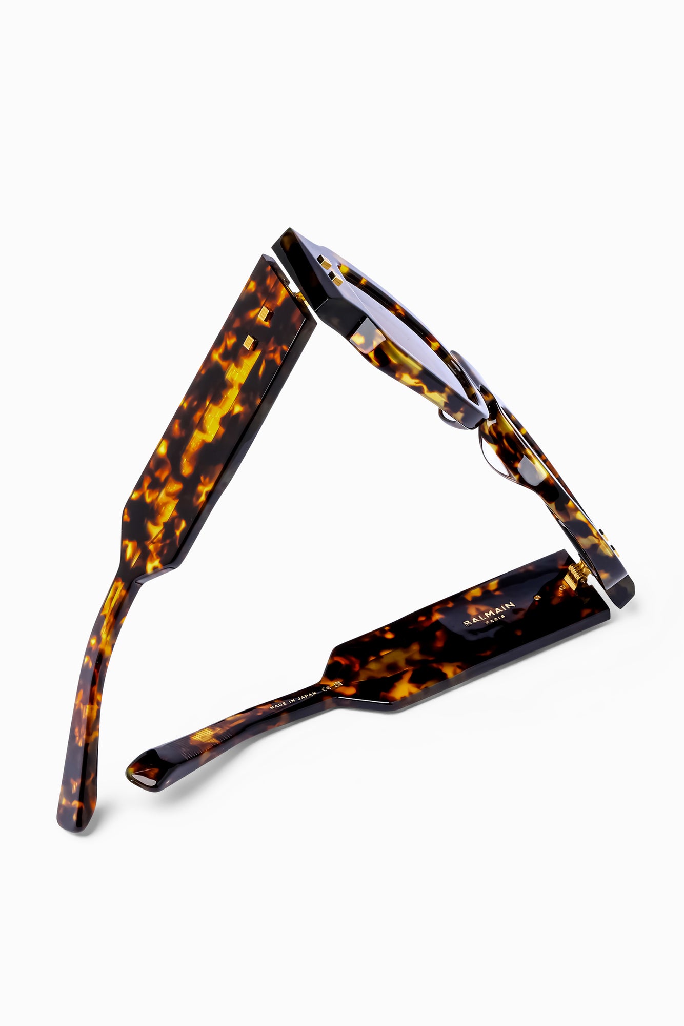 Unisex | Olivier - III Sunglass | Spotted Havana - Gold | Dark Brown