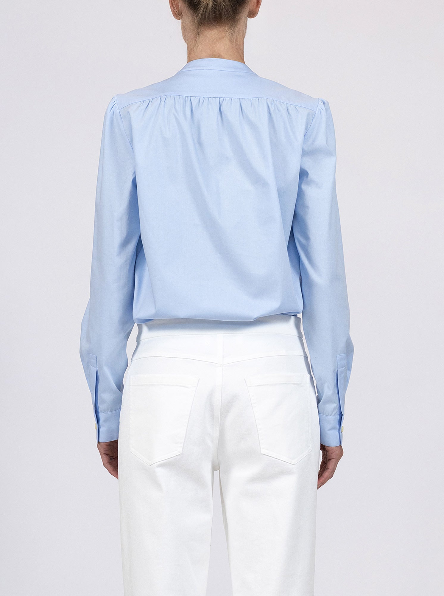 Olympia Long Sleeve Shirt | Pale Blue
