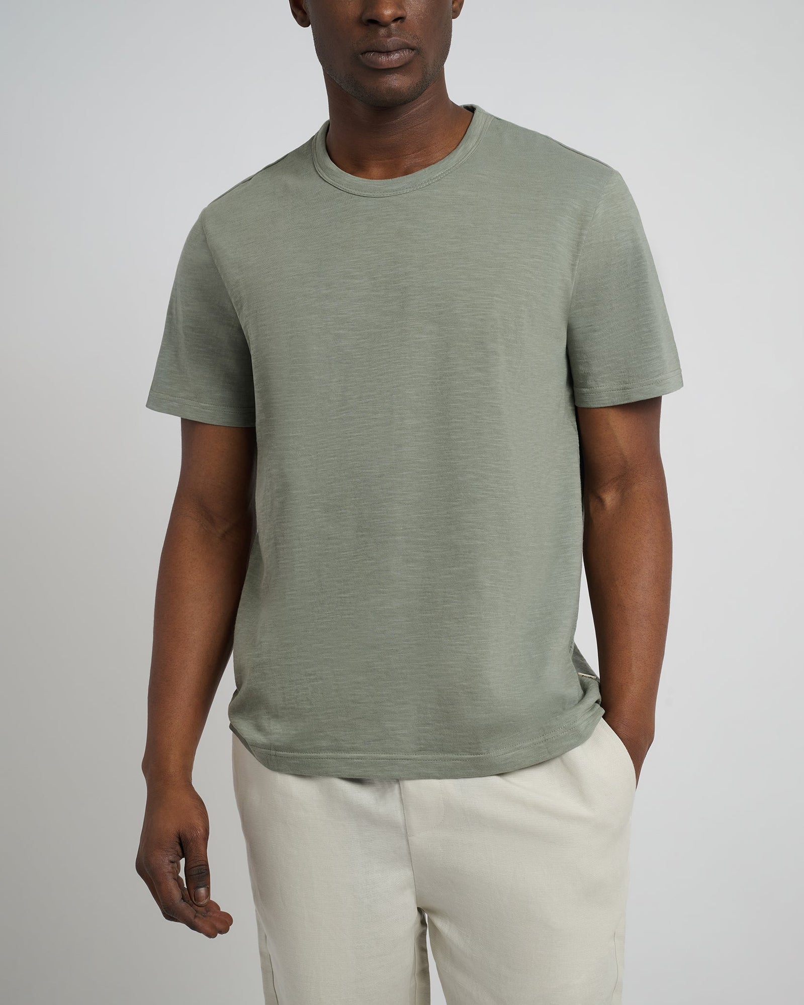 Mens | Slub Tee | Cool Blue