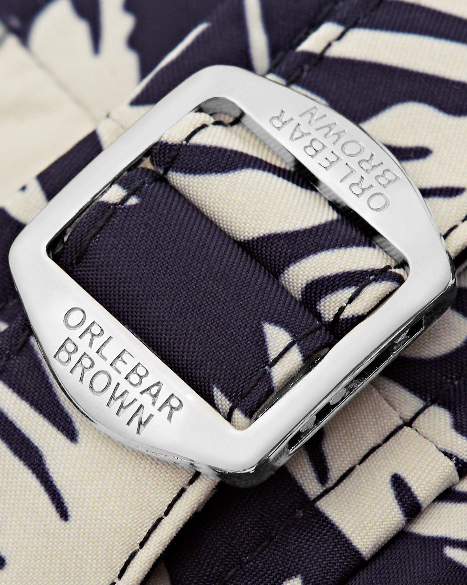 Bulldog Navy/White Sand Mid-Length Floral Swim Shorts | Navy/White Sand