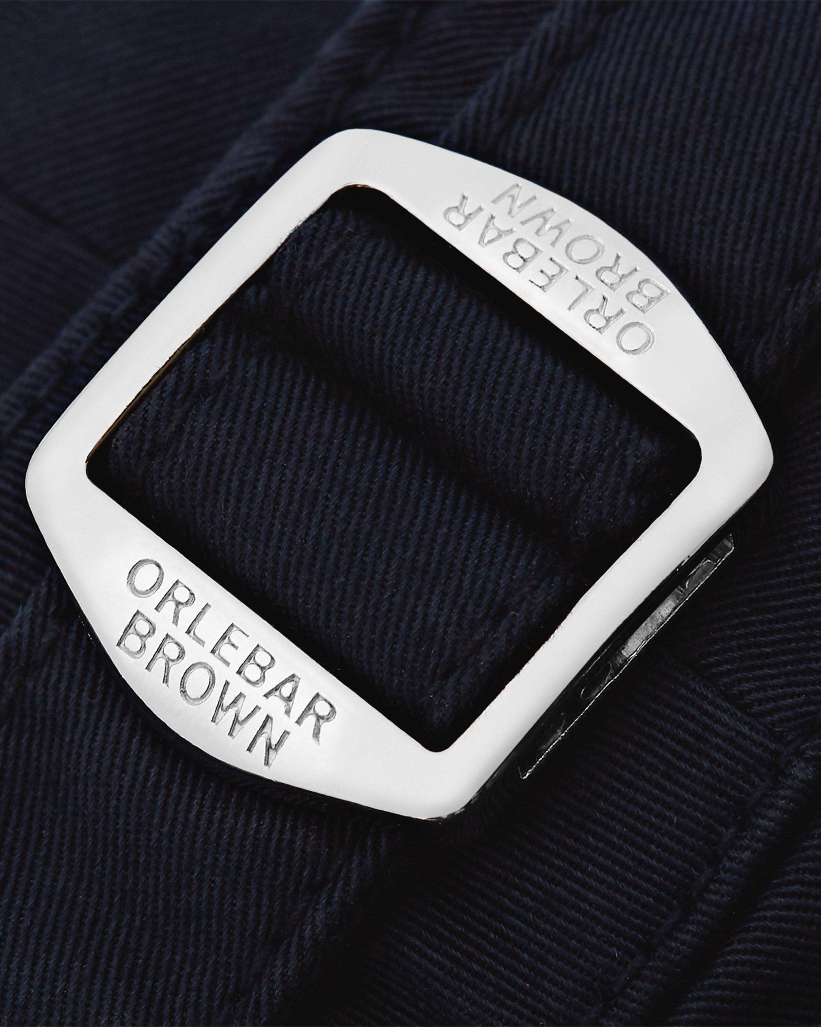 Bulldog Cotton Twill Navy Mid-Length Shorts | Navy